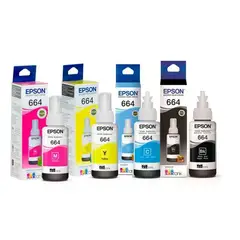 EPSON - Tinta T664 Kit 4 colores