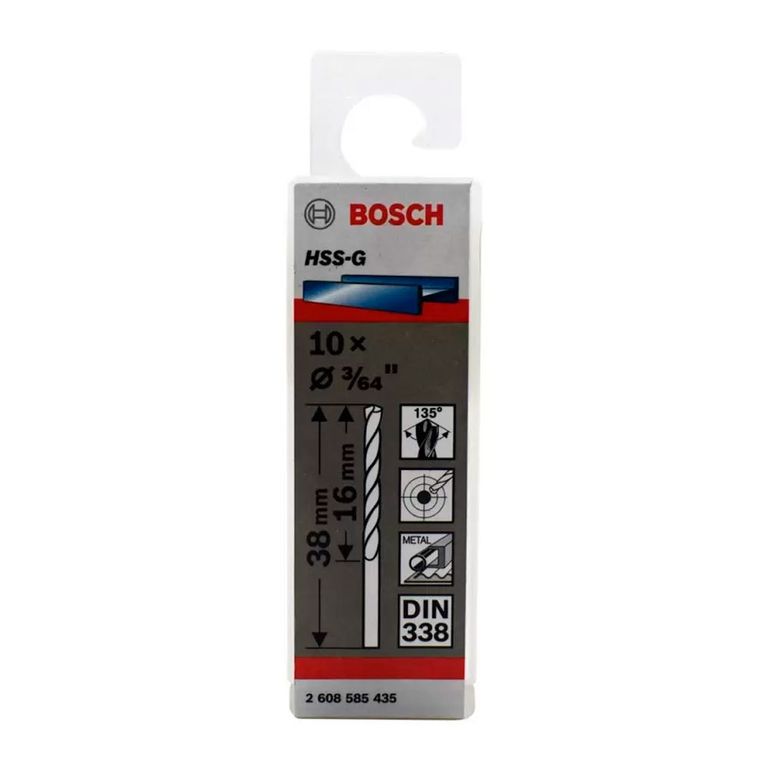 Broca Metal HSS-G X10U 1.2mm 3/64"