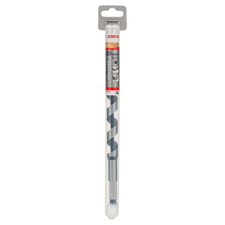 Broca Salomónica 7/16" Hex 16 x 170 x235mm para Madera