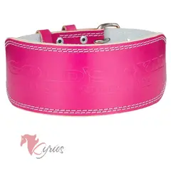 NACIONAL - Correa Rosado Para Gym de Cuero Talla XS