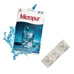 GENERICO - 3 Pastillas purificadoras de agua marca MICROPUR