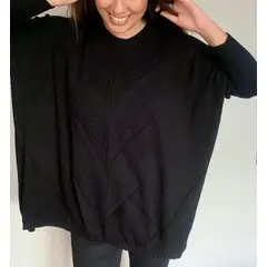 GENERICO - Chompa Cuadrada Mujer