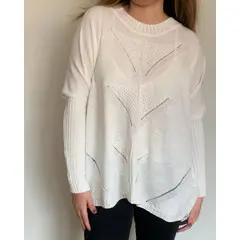 GENERICO - Chompa Cuadrada Mujer