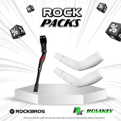 ROCKBROS - PROMO PACK MANGA BLANCO Y PARADOR