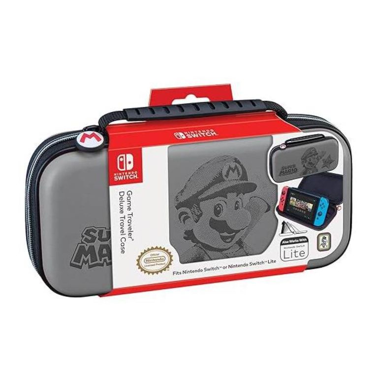 Estuche Switch Super Mario Gris