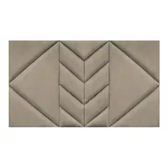 BARAKA HOME - Cabecera Coleo Aerea 1 Plz - Beige Claro