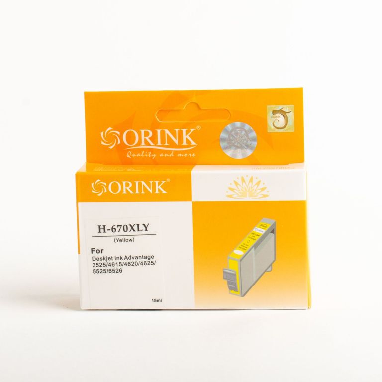 Cartucho de tinta Compatible CH 670 XL Amarillo Yellow 15 ml