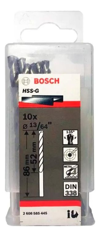 Broca Metal HSS-G X10U 5.2mm 13/64"