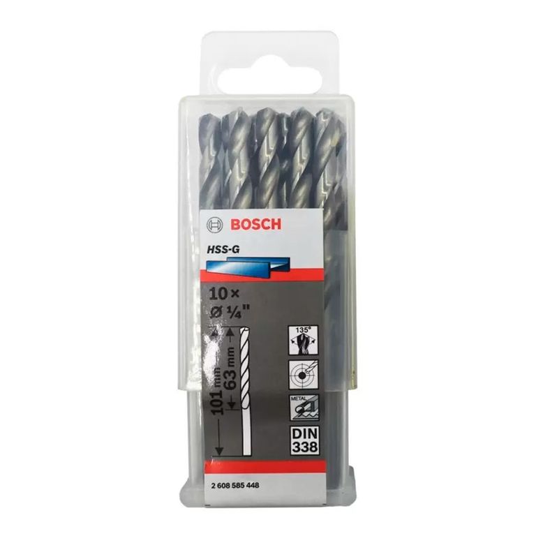 Broca Metal HSS-G X10U 6.4mm 1/4"