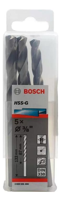 Broca Metal HSS-G X5U 9.5mm 3/8"