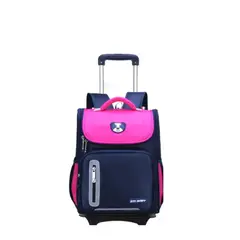 GENERICO - Mochila Escolar para Niños Con Ruedas Modelo Osito Kids