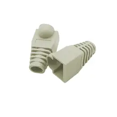 GENERICO - Capuchas Para Conectores Rj45 Bolsa De 100 Unidades Beige