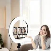 GENERICO - Aro de luz LED 45cm Profesional + Trípode 1.80 Mts Profesional