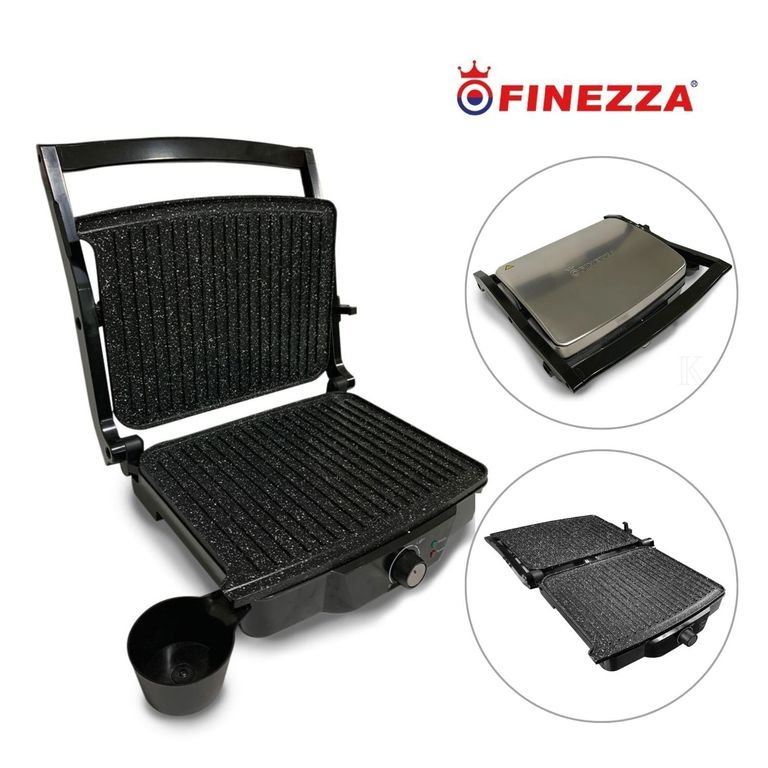 Sandwichera Grill con Control Temperatura FZ-802EG