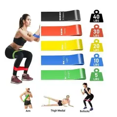 GENERICO - Bandas Elásticas de Resistencia PACK 5 Niveles