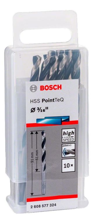 Broca Metal HSS PointTeQ CjaX10 3/16"