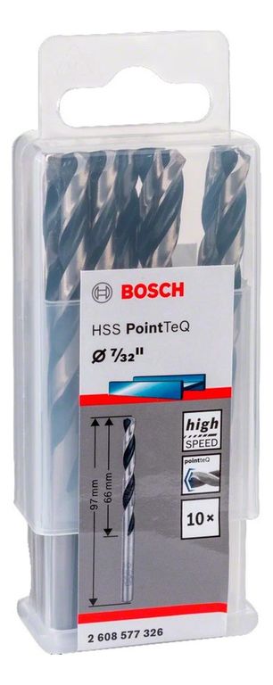 Broca Metal HSS PointTeQ CjaX10 7/32"