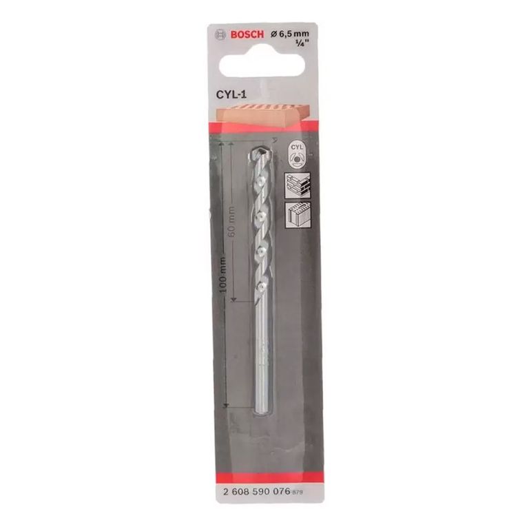 Broca Muro Concreto CYL-1 6.5 X 100