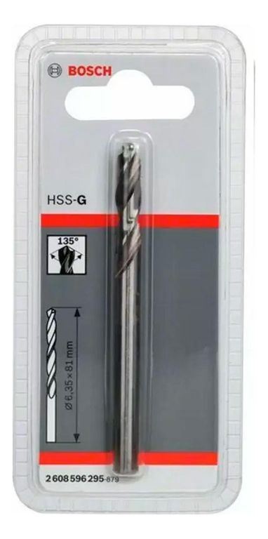 Broca piloto HSS-G 1/4" x 81mm