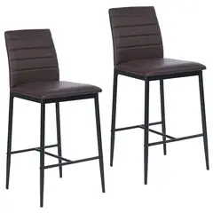 NOVAHUS - Set x 2 Bancos de Bar Boston Café