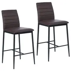 NOVAHUS - Set x 2 Bancos de Bar Boston Café