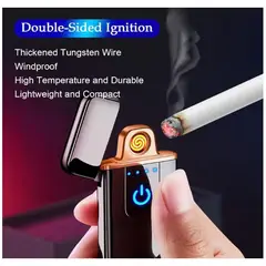 GENERICO - ENCENDEDOR ELECTRICO RECARGABLE CON CARGA USB