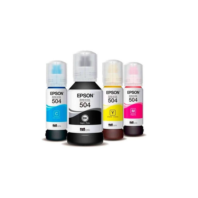 Pack Tinta T504 4 Colores Original