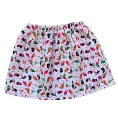 RED CARROT - Falda de algodon con pajaritos