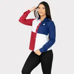 GENERICO - Blusa Manga Larga 100% Algodon Pima Mujer Piero Biani