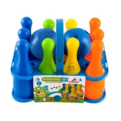 GENERICO - Pack De Bowling Tamaño Grande – Bolos 10 Palos + 2 Bolos