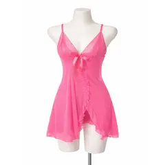 GENERICO - Sexy vestido babydoll lencería transparente