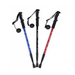 GENERICO - Baston De Trekking Campamento Trekking Camping Deporte Negro