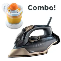 OSTER - Plancha de Vapor PressXpress Exprimidor Citricos