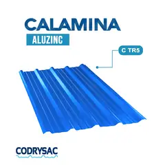 CODRYSAC - Techo Aluzinc 1.05 x 3m x 0.30mm Azul