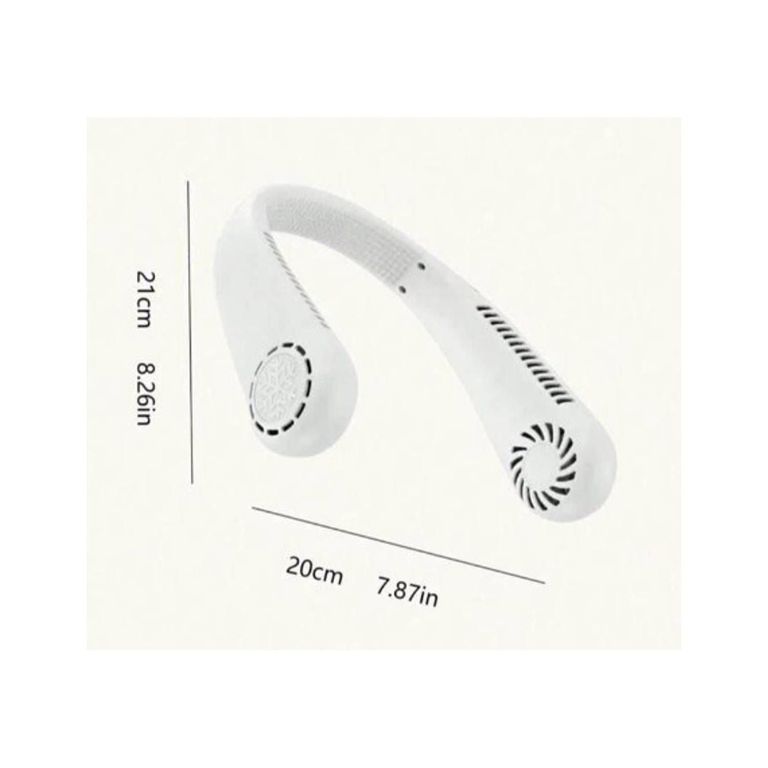 TRIPACK DE VENTILADOR PORTATIL DE CUELLO 3 VELOCIDADES COLOR V-B