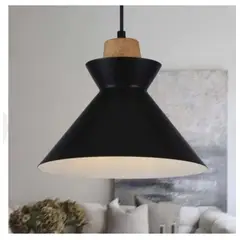 GENERICO - Lámpara de techo colgante almeria negro