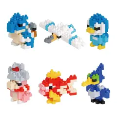 POKEMON - NANOBLOCK SET DE 6 AGUA