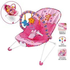 IDEAL - Silla Mecedora Musical con Vibrador Mariposa