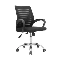 GENERICO - Silla giratoria Silla ejecutiva Silla Oficina color negro