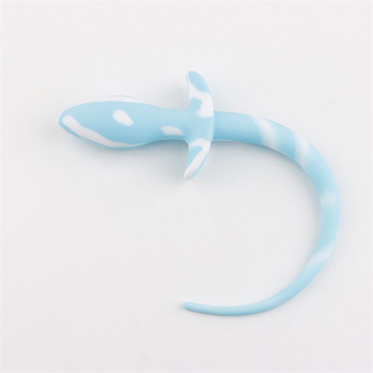 Plug Forma de Cola - Celeste