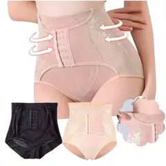 GENERICO - 2 Bombachas Faja Corta Reduce Postparto Doble Compresión Talla M