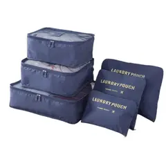 GENERICO - Kit Organizador de Viaje X 6 Pzs.