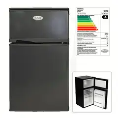 ALFANO - Frigobar BCD-96 2 Puertas 85 Litros Negro