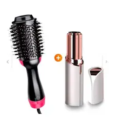 GENERICO - Cepillo Alisador Secador 3 en 1 combo