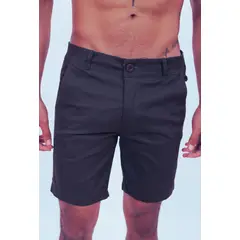 J JERAOUS - BERMUDA JERAOUS DRILL DE HOMBRE Gris