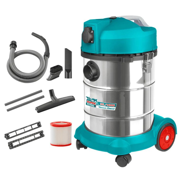 Aspiradora 30 litros 1400W industrial Total