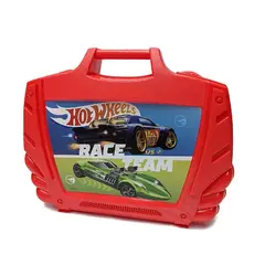 HOT WHEELS - Estuche para 15 Autos Rojo