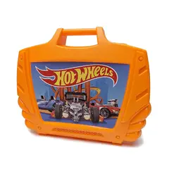 HOT WHEELS - Estuche para 15 Autos Naranja