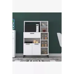 TU MESITA - Mueble para Microondas Aury color Blanco