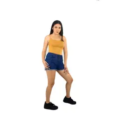 TANSY - SHORT DE MUJER - MARYAN - ACERO CONTAMINADO